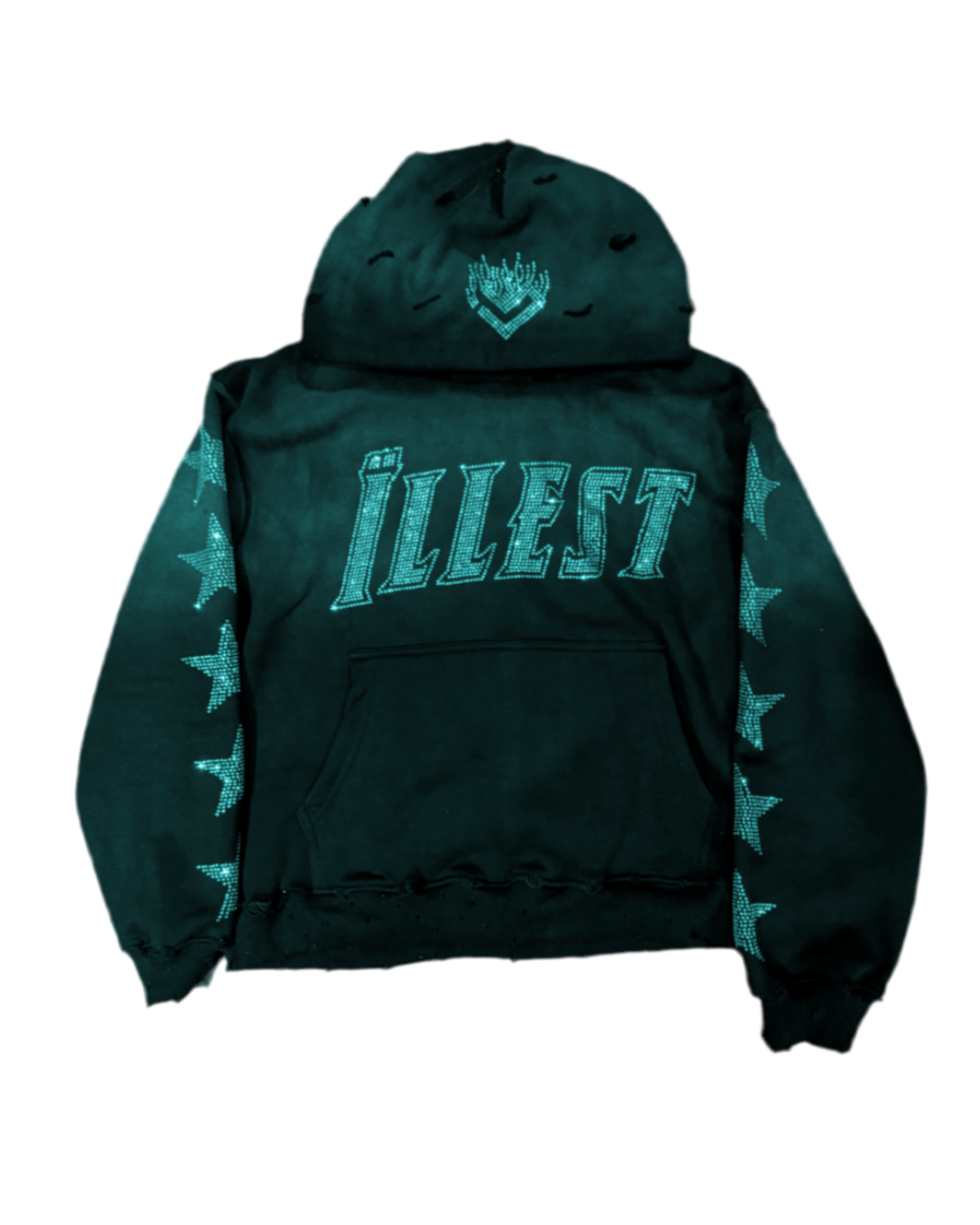 LOGO HOODIE [DAZZLE] – The Illest Club