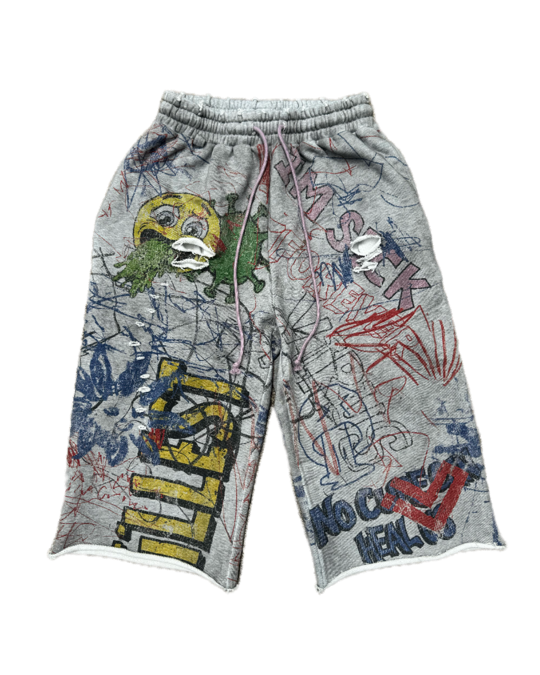 LES SIX レシス 2026SS SCRIBBLE SHORTS SCRIBBLE