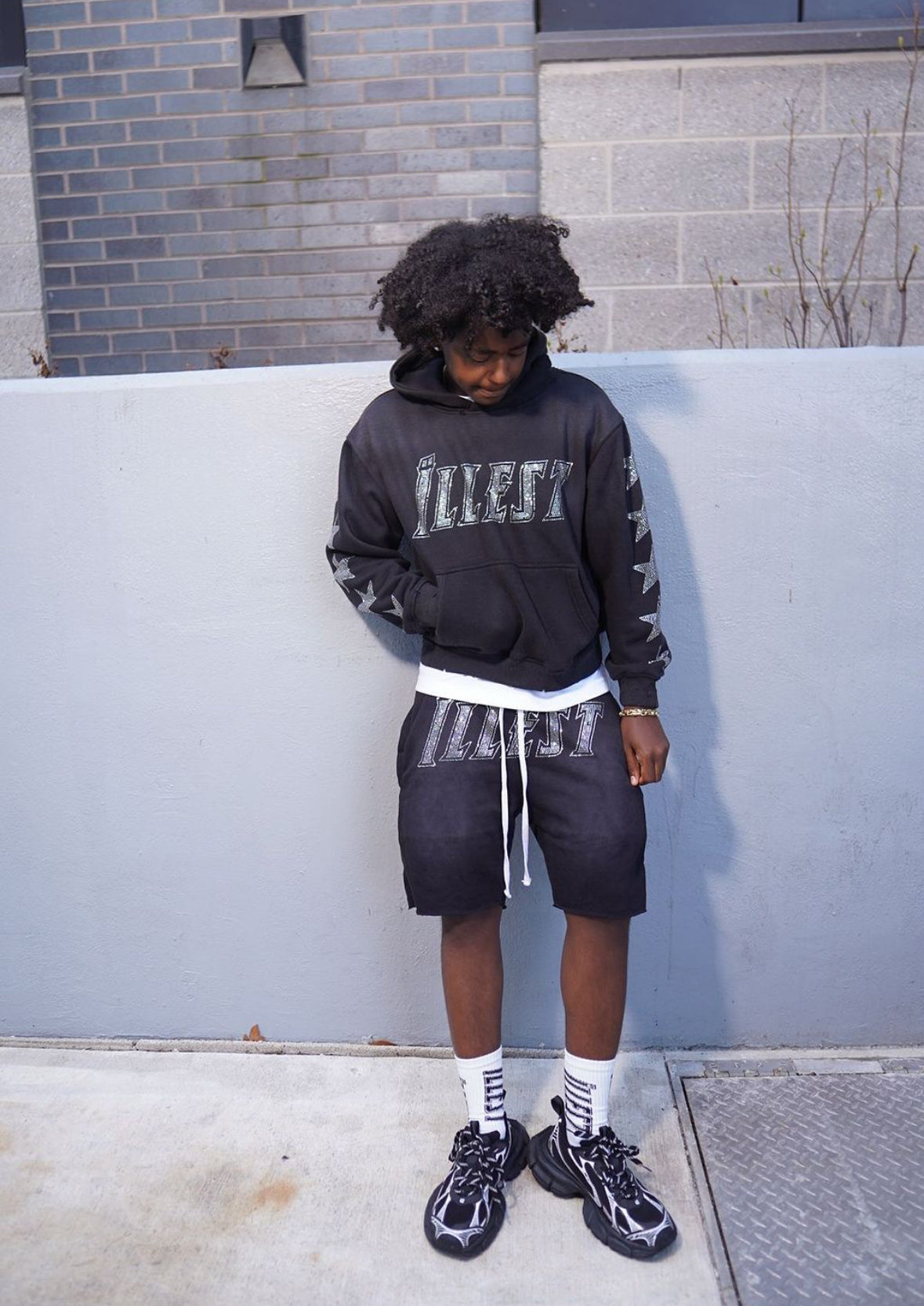 LOGO SHORTS [DAZZLE] – The Illest Club