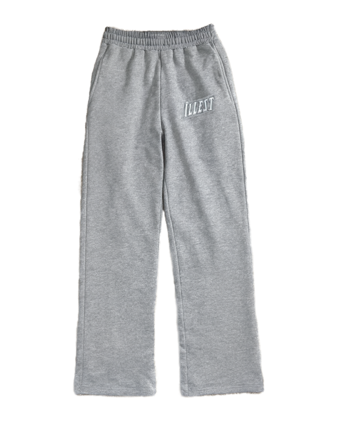 BASIC "GREY" OPEN HEM SWEATPANTS