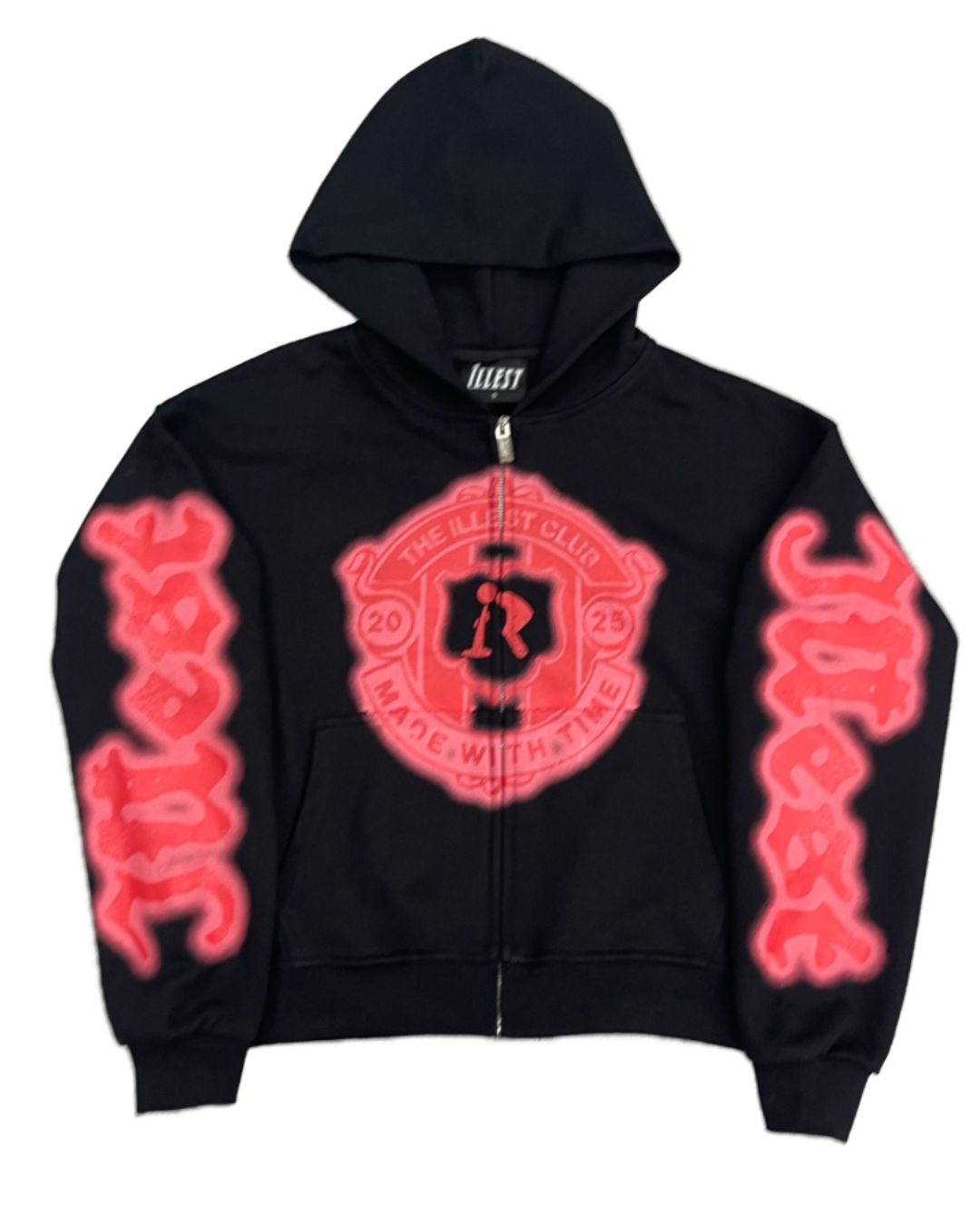 "LEAGUE" BLACK ZIPUP