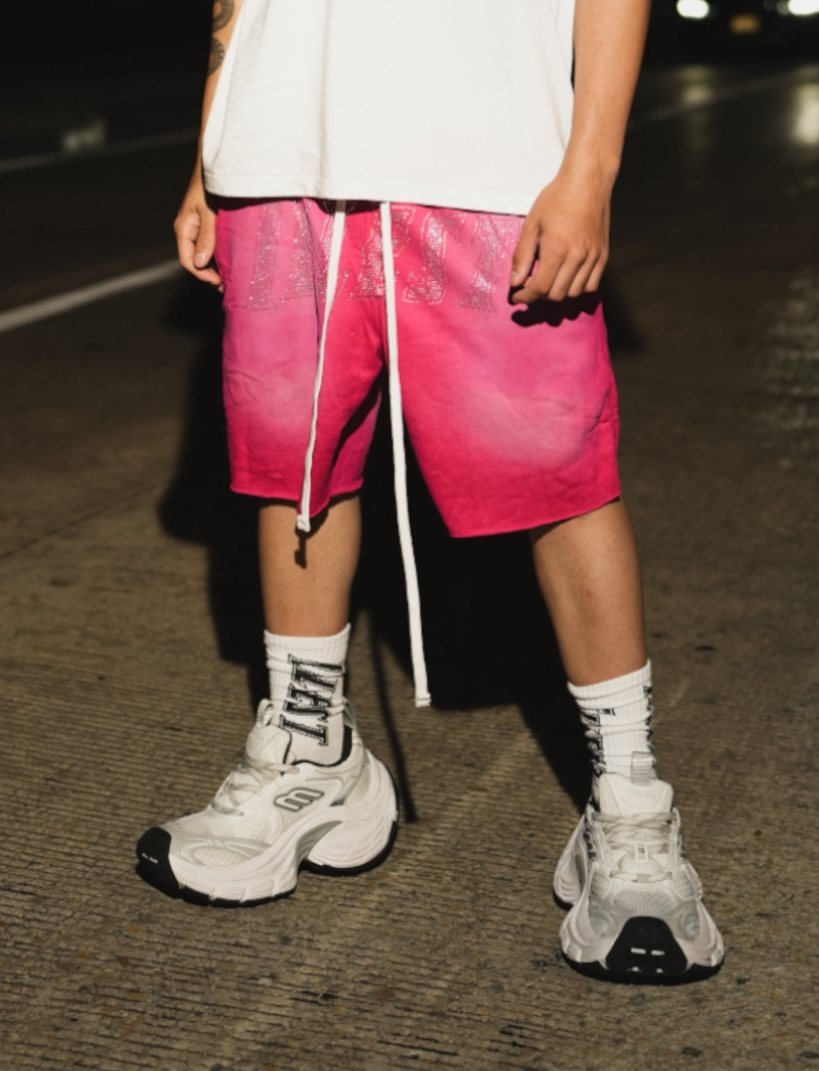 PINK "DAZZLE" SHORTS