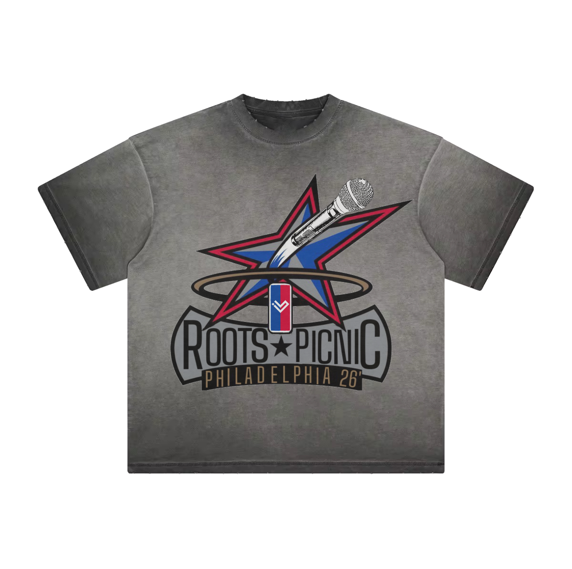 "ROOTS PICNIC X DASH X OVERBROOK X WHYNOTU" TEE