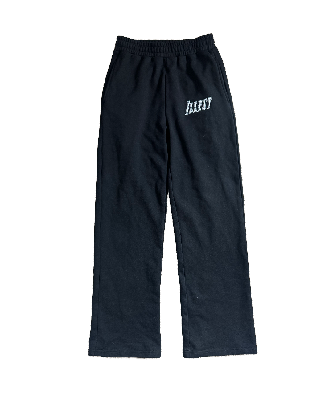 BASIC "BLACK" OPEN HEM SWEATPANTS