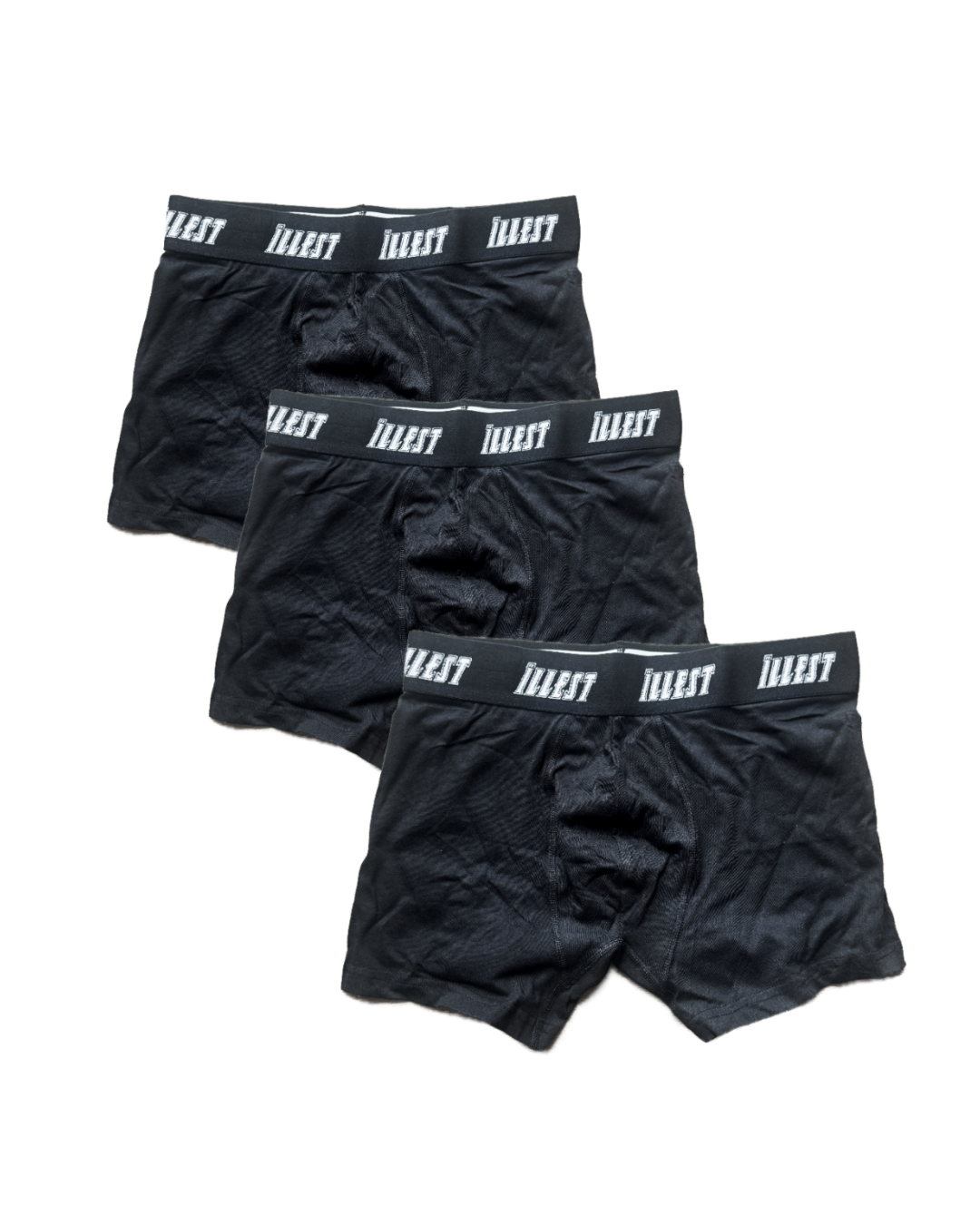 BLACK LOGO BOXERS [3 PACK]