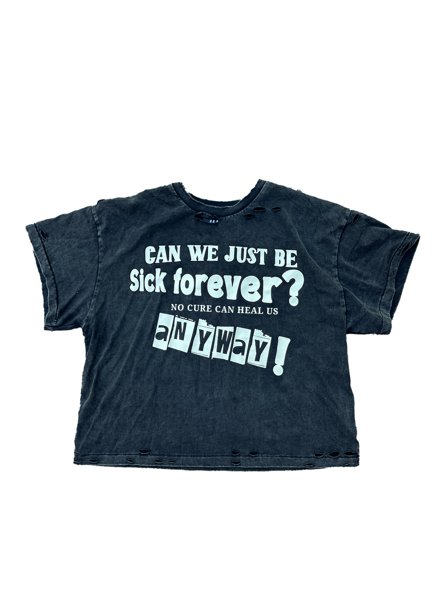 "SICK FOREVER" BLACK TEE